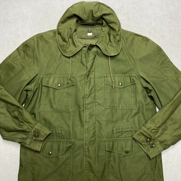 Vintage M65 Sateen OG 107 Jacket Men's L Green 1961 Vietnam USAF Coat